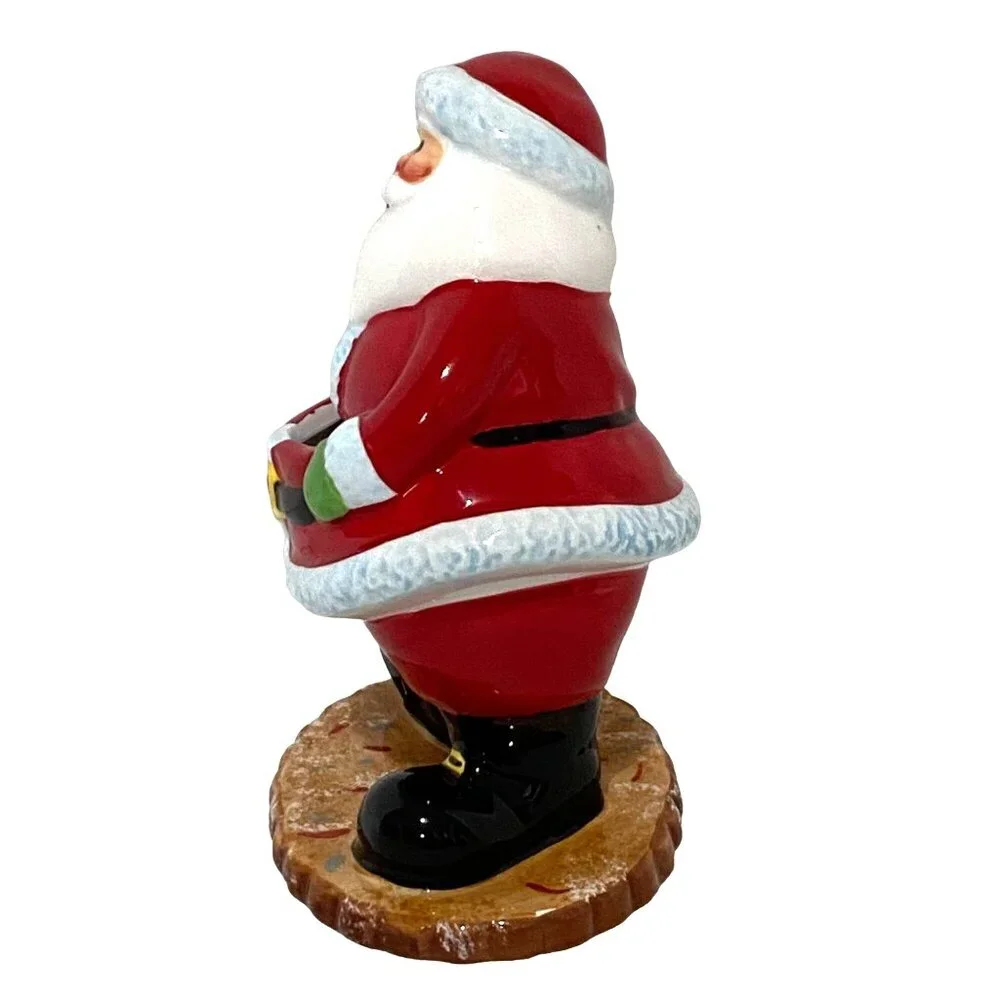 Home‎ Interiors Santa Spoon Holder Christmas Holiday Kitchen Decor Ceramic Cook